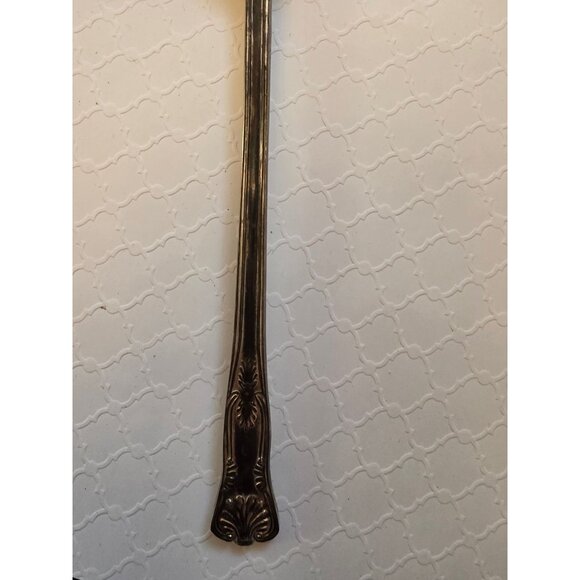 Antique Silver-Plated Shell Design Serving Ladle 9.5" - Picture 5 of 6